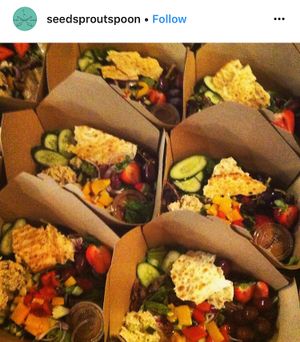Catered boxed lunches at Seed Sprout Spoon in St Louis