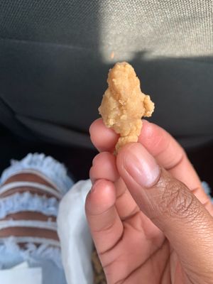 Popcorn chik’n close up.  at Cafe No Fur - Cloud Kitchen in Las Vegas