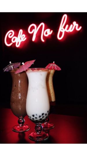 Vegan coconut milk or almond milk Bobas  at Cafe No Fur - Cloud Kitchen in Las Vegas