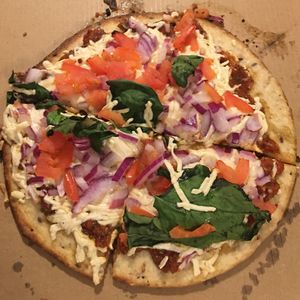 Vegan Pizza at Cafe No Fur was delicious! at Cafe No Fur - Cloud Kitchen in Las Vegas