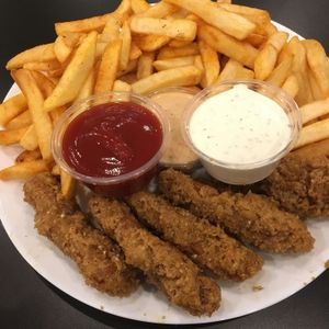 Chicken Tenders and fries.  at Cafe No Fur - Cloud Kitchen in Las Vegas