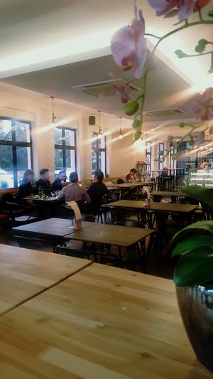 inside the cafe  at PC Studio Cafe in Selangor