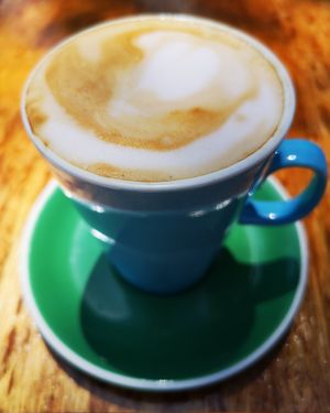 Oat Flat White at Nourishing the Soul Cafe in Dudley Park