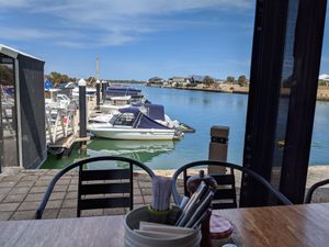 View of the water at Nourishing the Soul Cafe in Dudley Park