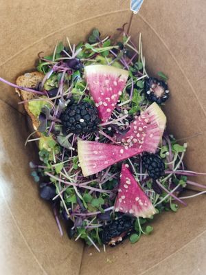 Avocado toast at Earthcraft Juicery in Houston