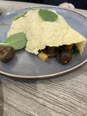 Vegan Crepe   at The Hummingbird Waterside Cafe in Mandurah
