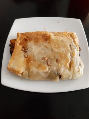 Vegan roll at The Hummingbird Waterside Cafe in Mandurah