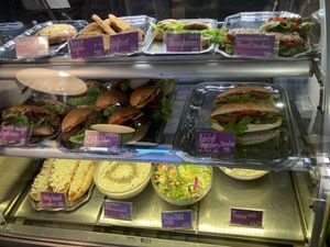 Sandwiches  at Napfenyes Cukraszat - Bajcsy Zsilinszky in Budapest