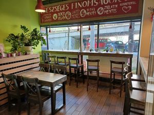 Interior at Napfenyes Cukraszat - Bajcsy Zsilinszky in Budapest