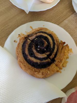Carob swirl at Napfenyes Cukraszat - Bajcsy Zsilinszky in Budapest