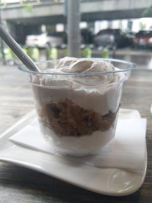 Chestnut dessert at Napfenyes Cukraszat - Bajcsy Zsilinszky in Budapest
