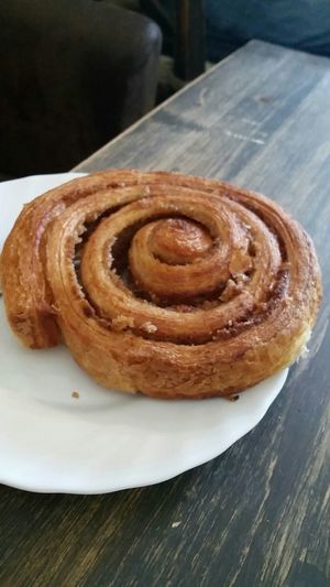 A walnut roll at Napfenyes Cukraszat - Bajcsy Zsilinszky in Budapest