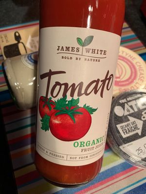 Organic tomato juice  at Durham Health Food Shop in Durham