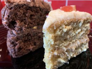 VG Chocolate & Carrot cakes at Durham Health Food Shop in Durham