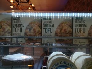 Fridge section (from social media) at Durham Health Food Shop in Durham