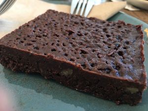 Vegan brownie  at Durham Health Food Shop in Durham