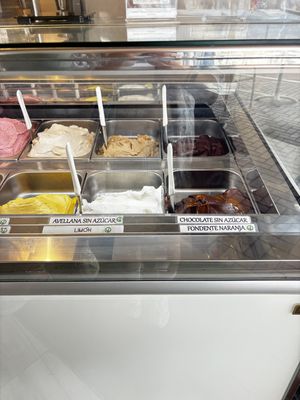 Vegan options are clearly marked   at Pliza 21 in Gran Canaria