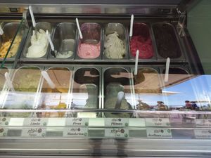 They had 12 vegan flavours available at Pliza 21 in Gran Canaria