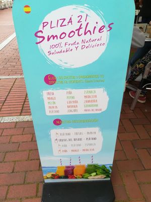 Smoothies at Pliza 21 in Gran Canaria