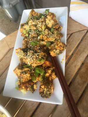 Bang bang broccoli  at Celesta in Milwaukee