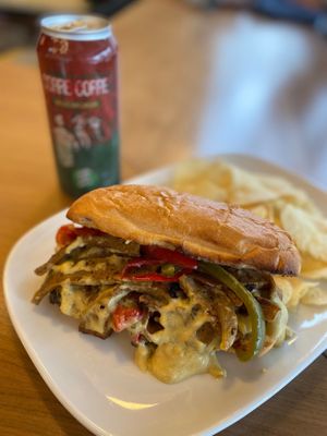 Special- Housemade Seitan Philly at Celesta in Milwaukee