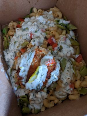 To-go Mac & cheese special at Celesta in Milwaukee