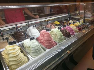 Everything you see is 100% vegan  at Jeff Gelato in Tel Aviv