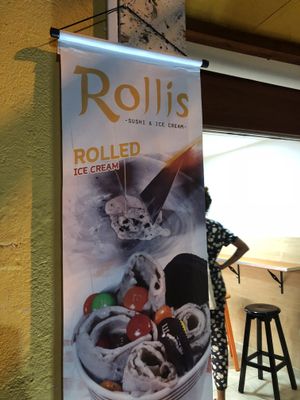 Street sign  at Rollis in Cartagena