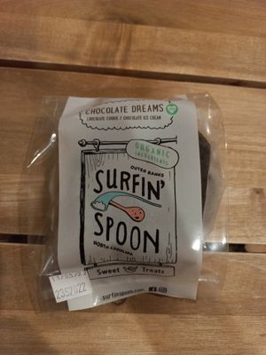 Vegan ice cream sandwich! Get extra to bring home! at Surfin' Spoon in Nags Head
