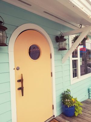 I love this door! at Surfin' Spoon in Nags Head