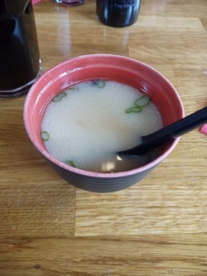 Miso soup at Eatokyo in Dublin
