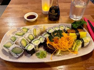 Vegan Sushi Platter  at Eatokyo in Dublin