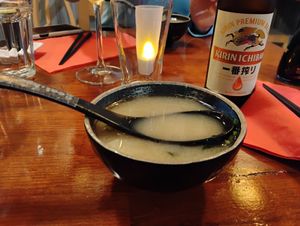 Miso soup at Eatokyo in Dublin