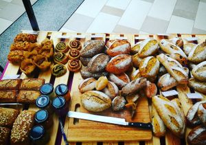 Sprouted Whole Grain Breads at Wild Grains Bakery in Bangkok