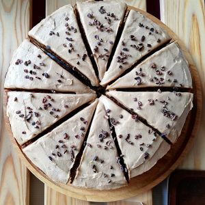 Peanut Butter Banana Cake at Wild Grains Bakery in Bangkok