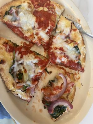 Vegan delight personal pizza   at Joe & Ernie's in Chula Vista