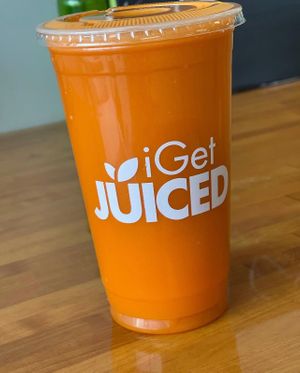Fresh Pressed Juice “Let’s Get Carrot Away” at iGet Juiced in Snellville