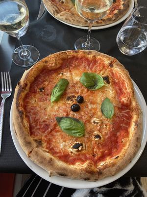 Vegan margarita  at Rustico Pizza e Vino in Gran Canaria