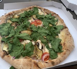 Pizza Tofu  at Rustico Pizza e Vino in Gran Canaria