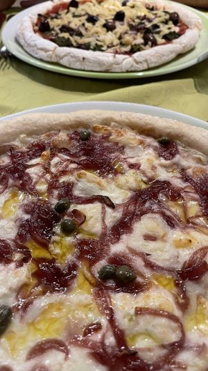 Pizze veg at La Pepiniere in Florence