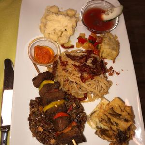 Tasting menu- delicious! at La Pepiniere in Florence