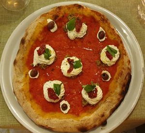 Pizza! at La Pepiniere in Florence