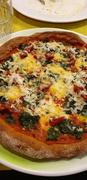 Pizza - can't recall the exact name but it was Sali something at La Pepiniere in Florence