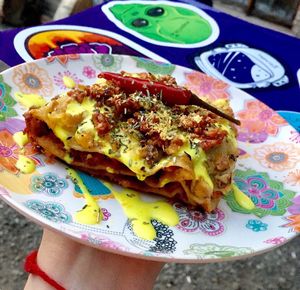 lasagnia at Veganga in Moscow