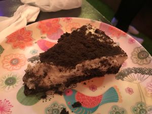 Make sure you try the Oreo cheesecake!  at Veganga in Moscow