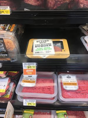 Beyond Meat burger pattie! at Albertsons in Downey