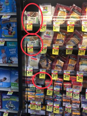 Daiya cheese. There, but hidden at Albertsons in Downey