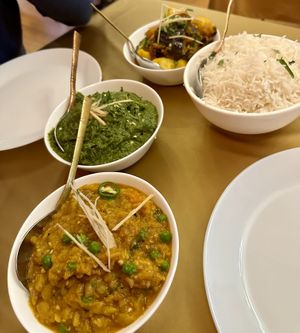 Vegan curries  at Exotic Indian Curries in Summer Hill