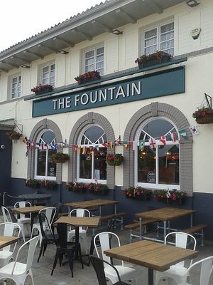 Outside at The Fountain Inn in South Shields