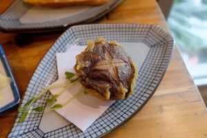 Mushroom ball at HéHé LèWū 和合樂屋 in Kaohsiung